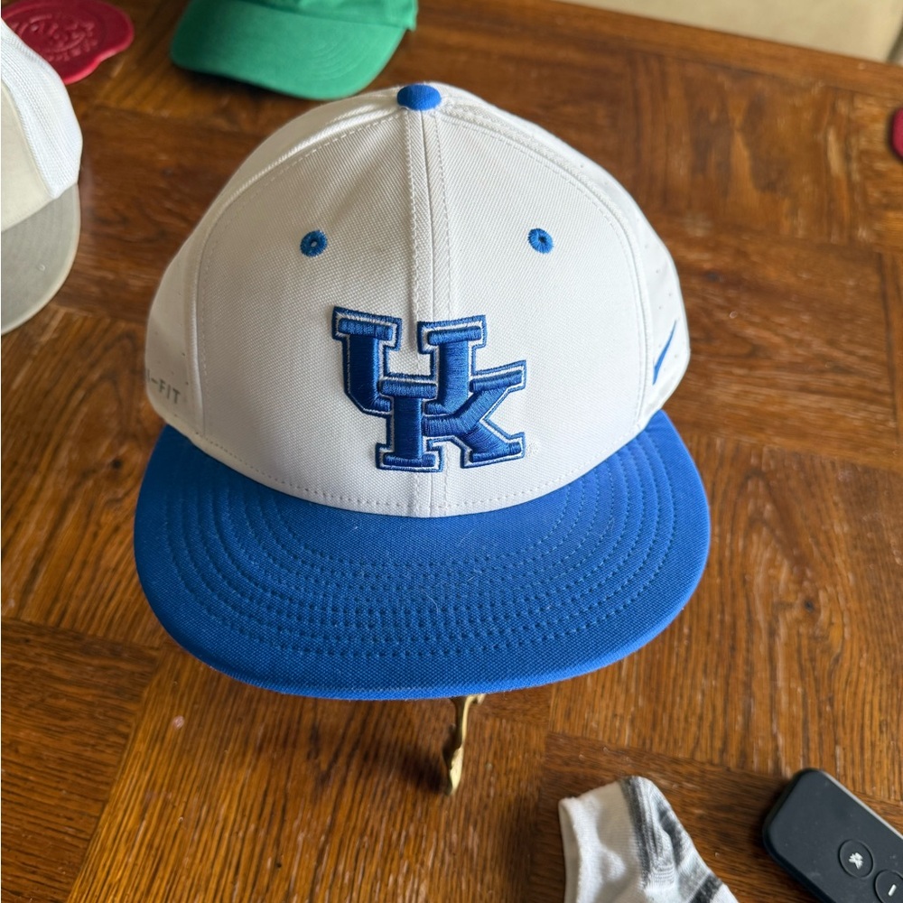 Blue and White UK Logo Cap